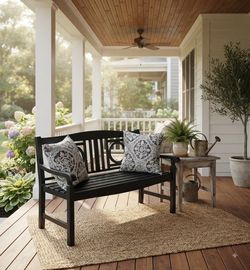 Classic Indoor/Outdoor Wooden Bench