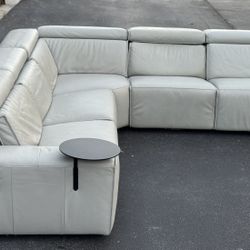 Sofa/Couch Sectional - Leather - 3 Recliners - Delivery Available 🚛