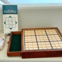 Deluxe Wooden SUDOKU Board Game 