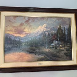 Thomas Kinkade Beginning Of A Perfect Evening 