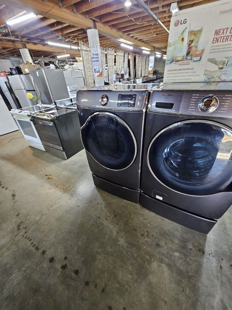 Huge Affordable Affordable LANDLORD SPECIAL Nice Certified Refurbish Recondition Gently Used Washer Dryer Fridge Stove Oven Stackable Free Warranty