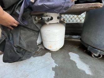 Empty Propane Tank Available for sale BBQ grill Asador patio heater fire pit