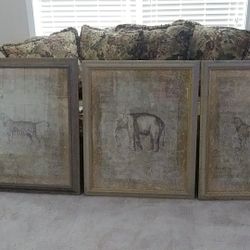 Ks framed Art - 3 pictures