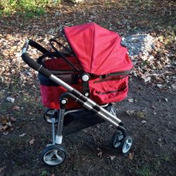 Red And Black Dog  Or Cat Stroller