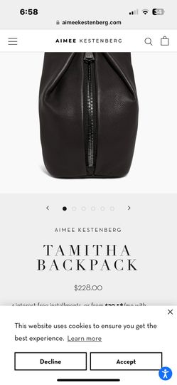 AIMEE KESTENBERG TAMITHA BACKPACK. Gently Used, Like New for Sale in San  Diego, CA - OfferUp