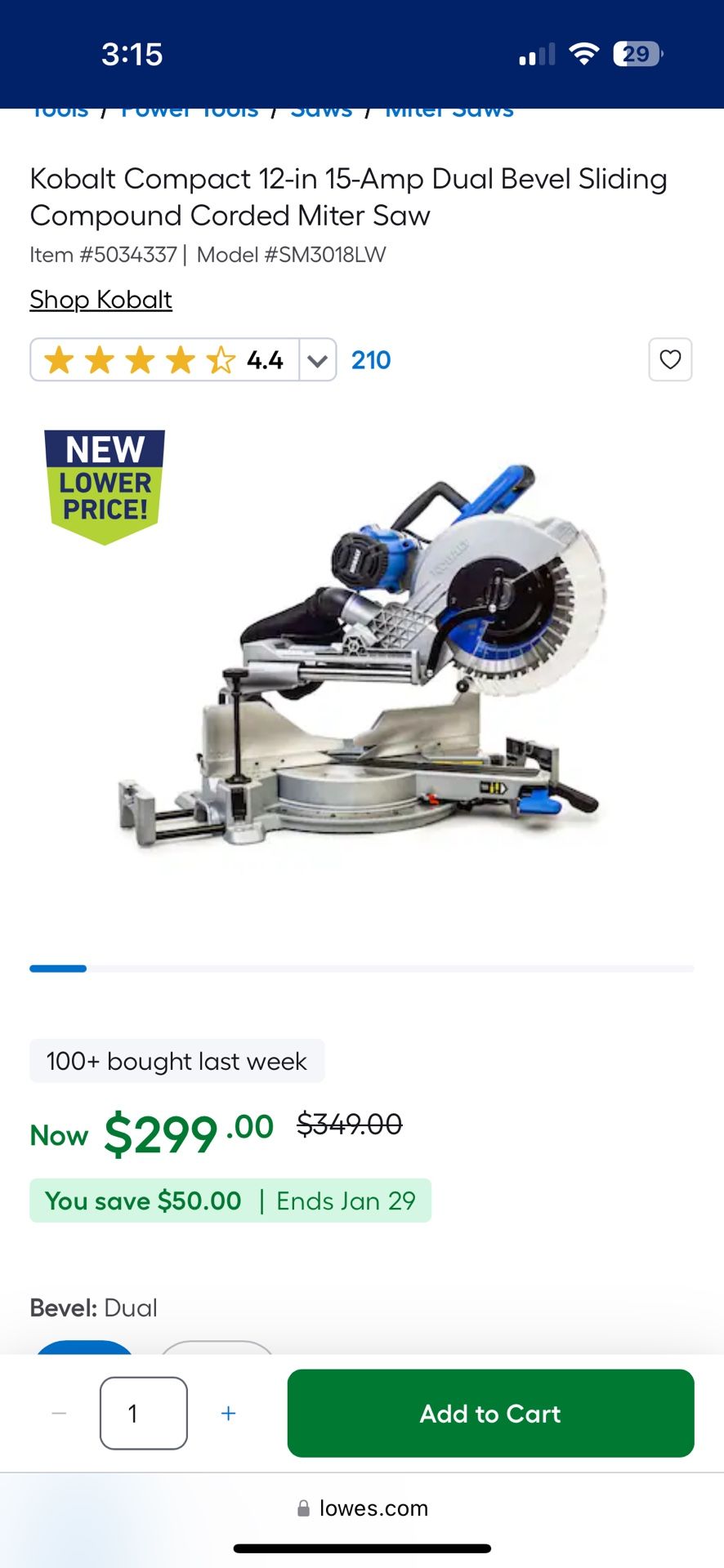 Kobalt Saw