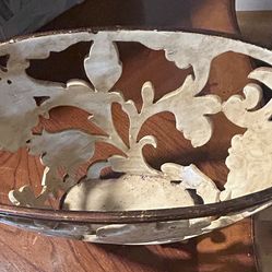 Distressed carved Decorative Bowl. Read Description 1st