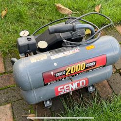 Senco 4.3 Gal. Portable 125 psi Twin-Stack Air Compressor