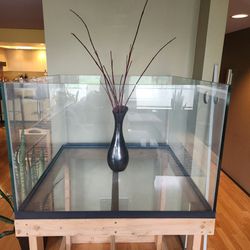 Custom Build 135 Gallon Fish Tank With Starfire Glass (36×36×24) - Never Used, Paid $1,900