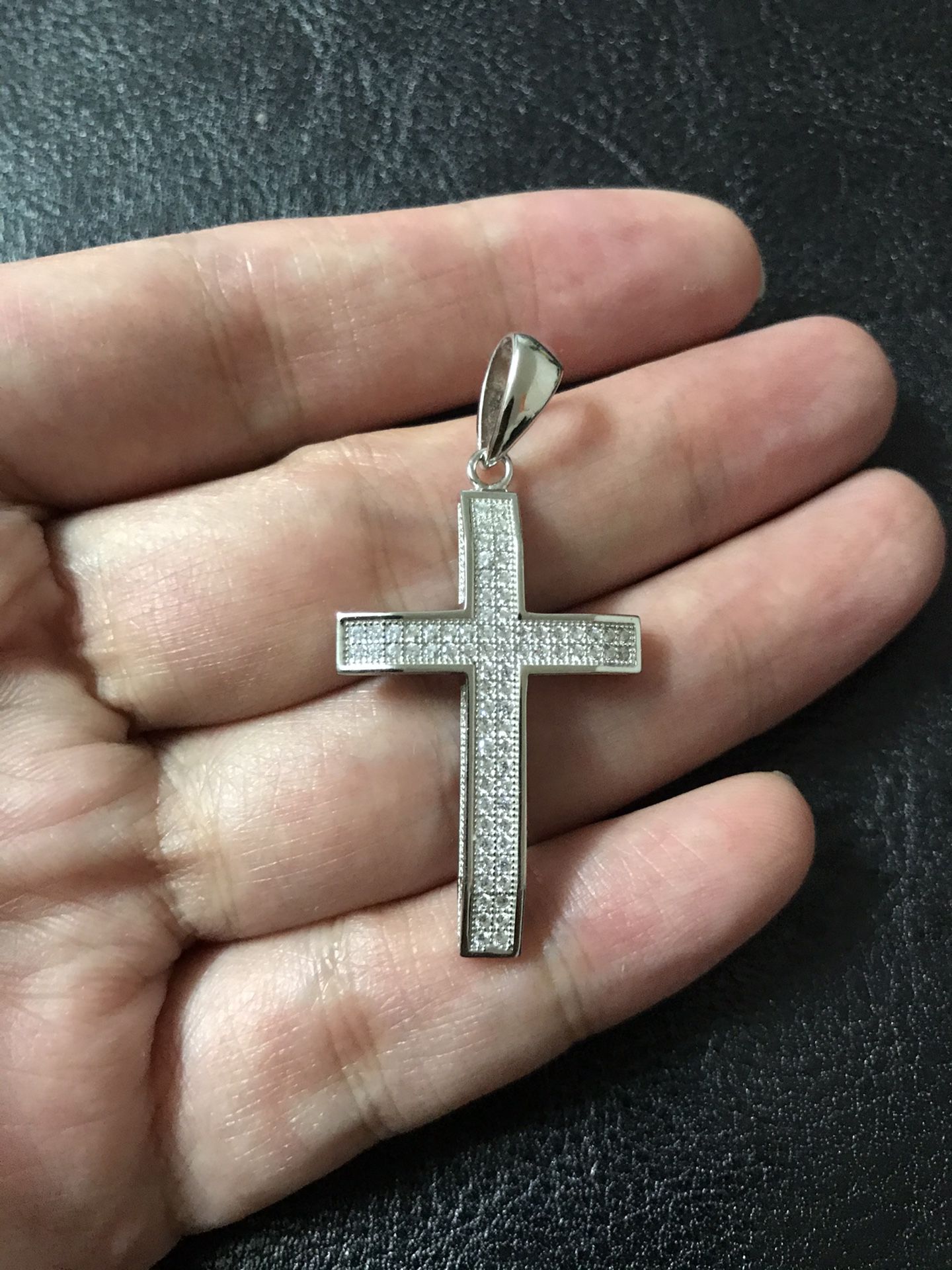 925 Sterling Silver Cross Pendant 