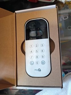 My q Chamberlain smart garage video keypad