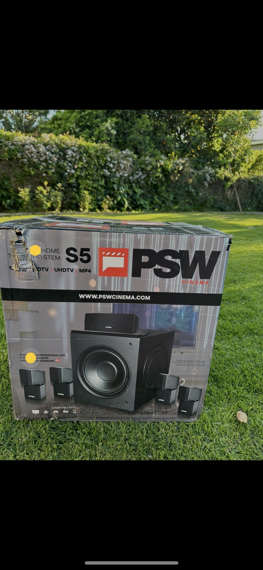 PSW S5 Theater System  HD 5.1 SubWoofer