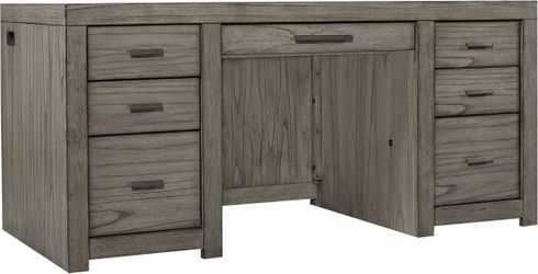 Modern Loft Greystone Credenza Office Desk