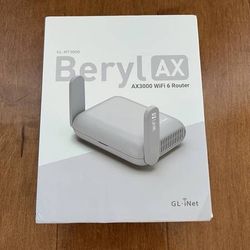 Beryl AX GL.iNet GL-MT3000 Portable Travel Router
