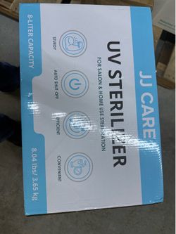 JJ CARE UV Sterilizer (8-Liter capacity)