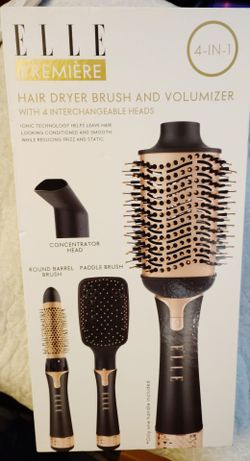 Elle Premiere 4-in-1 Hair Dryer Brush and Volumizer