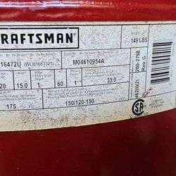 33 Gal Craftsman Air Compressor 