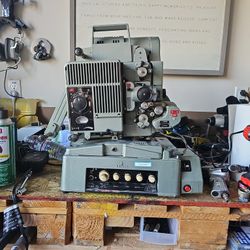 Stunning Vintage SIEMENS 2000 16mm Cine Film Projector & Amplifier (Untested)