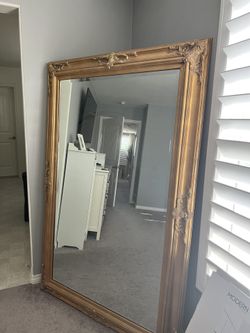Large Gold Mirror