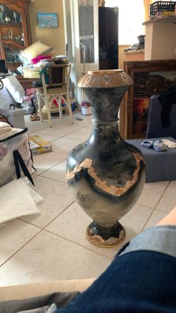 Tall Ornate Vase free