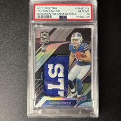 2023 Spectra Dalton Kincaid Monumental Mem-Nebula #MMEDAK