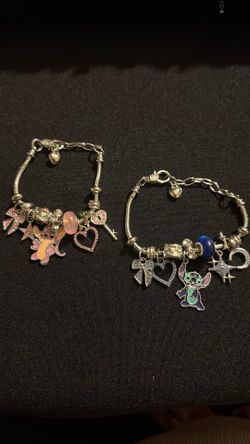 Angel & Stitch Charm Bracelets 