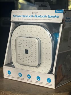 showerhead with Bluetooth speaker Atomi showerhead with Bluetooth speaker