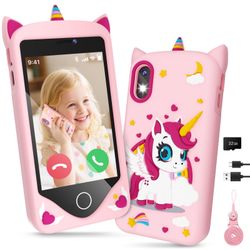 PROGRACE Kids Smart Phone - Talk & Text Learning Toys Cell Phone With Parental Controls