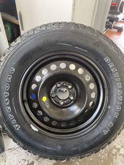 Firestone Tire P245/65r17 (new) Emergency Rim (new)