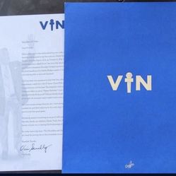 Vin Scully DODGERS 2016 Retirement Letter