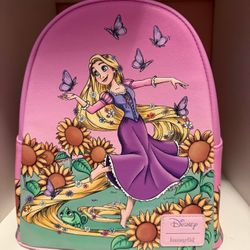 Loungefly Disney Tangled Sunflower Field Mini Backpack