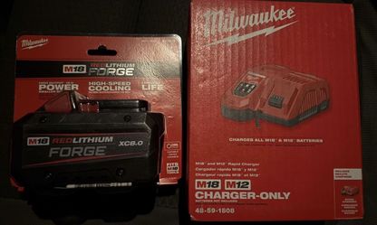 M18 Forged 8.0 Battery With Rapid Charger 