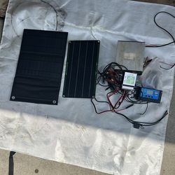 Solar panels & charge controllers