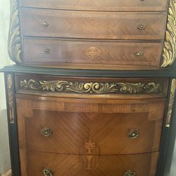 Brown Antique Dresser