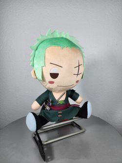 12" One Piece Roronoa Zoro Sitting Plush