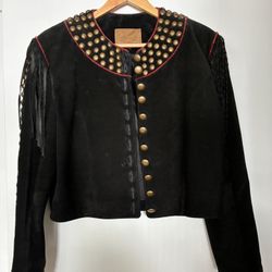 Double D Suede Jacket