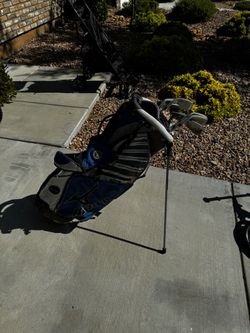 Power Bilt Golf Clubs And Bag