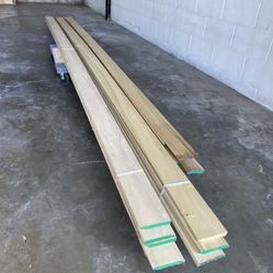 Hardwood Poplar Baseboard And Trim