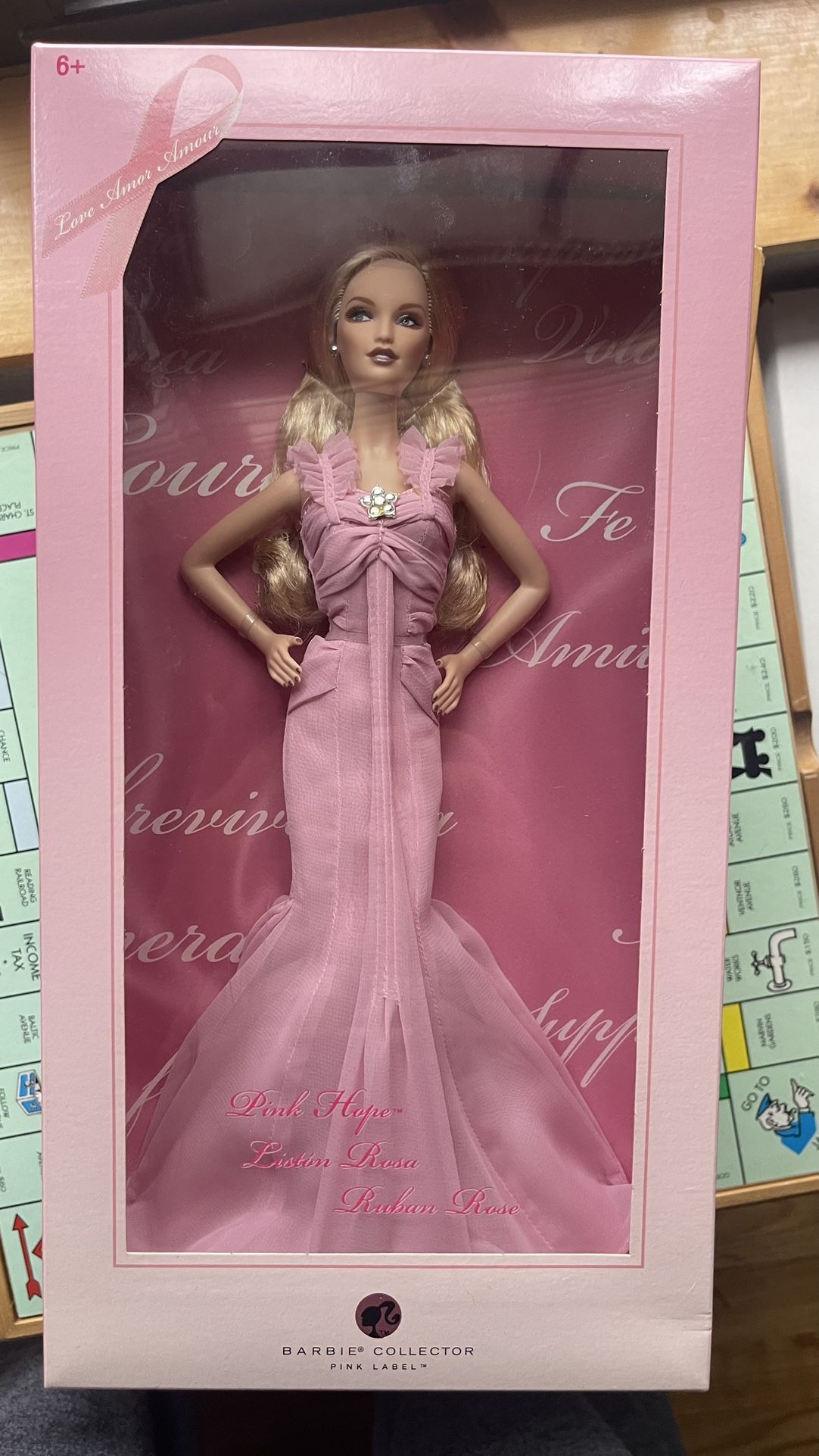 Pink label Breast, Cancer Awareness, Barbie 