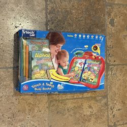 New!! Vintage VTECH Touch & Teach Busy Books Sing Along Song 12+ Months