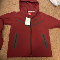 Big Kids Tech Woven Jacket Dark team red