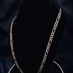 14K Figaro, Diamond Cut