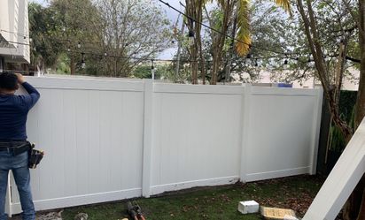 Vinyl PVC Privacy Fence