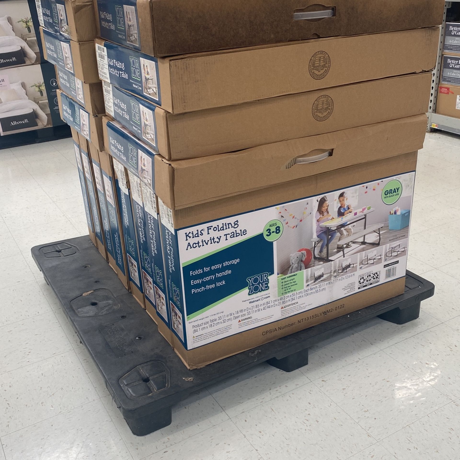 Kids Folding Activities Table 