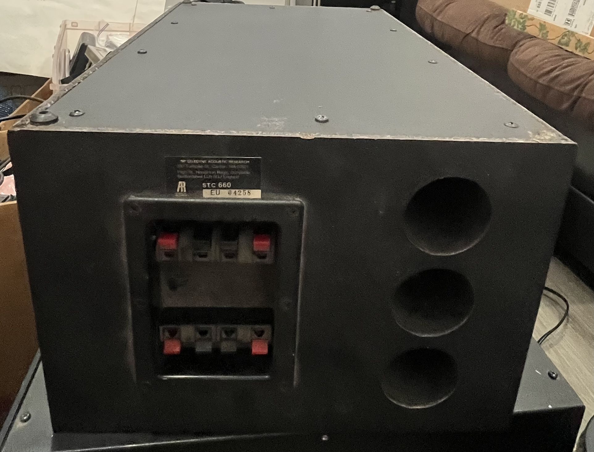 Working Acoustic Research AR STC 660 Subwoofer Teledyne Audio