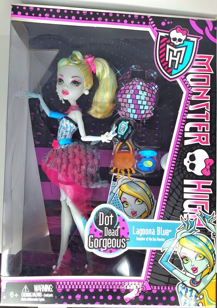 Monster High Lagoona Blue Dot Dead Gorgeous Doll New In Box (NIB) 2011