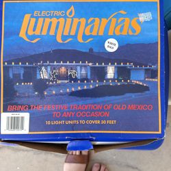 Electric Luminarias 10 Light Units To Cover 30ft 
