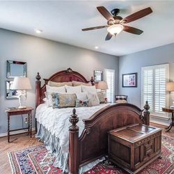 King Size Kent Park Thomasville Bed Frame Only (no Mattress)