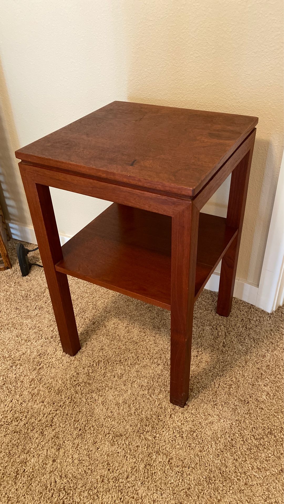 Mahogany side table