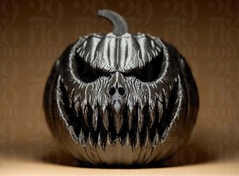 3D Printed Halloween Pumpkin Decoration